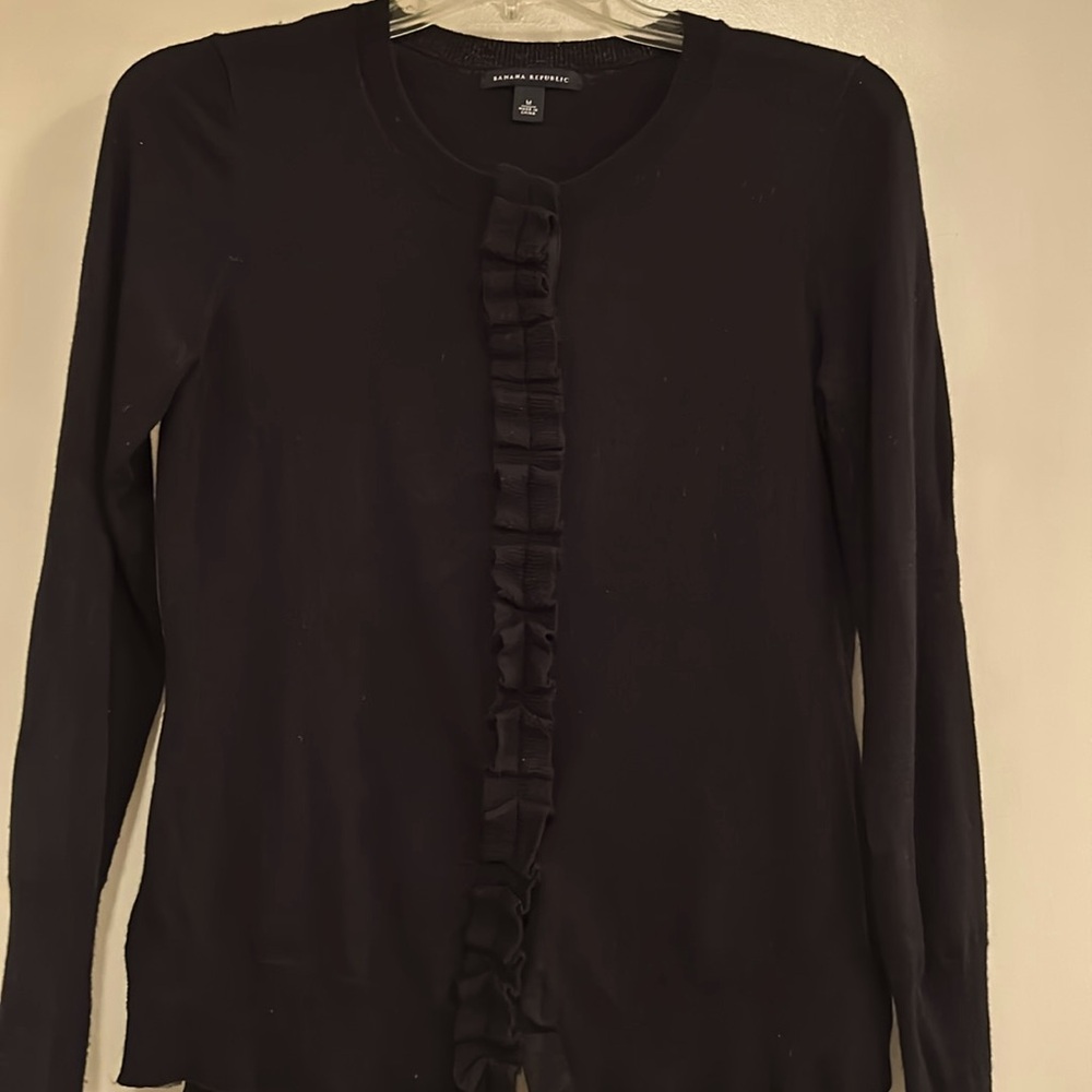 Black Cardigan by Banana Republic